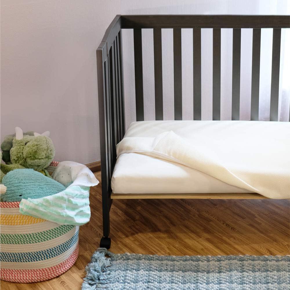 Organic Cotton Waterproof Crib Mattress Pad Protector