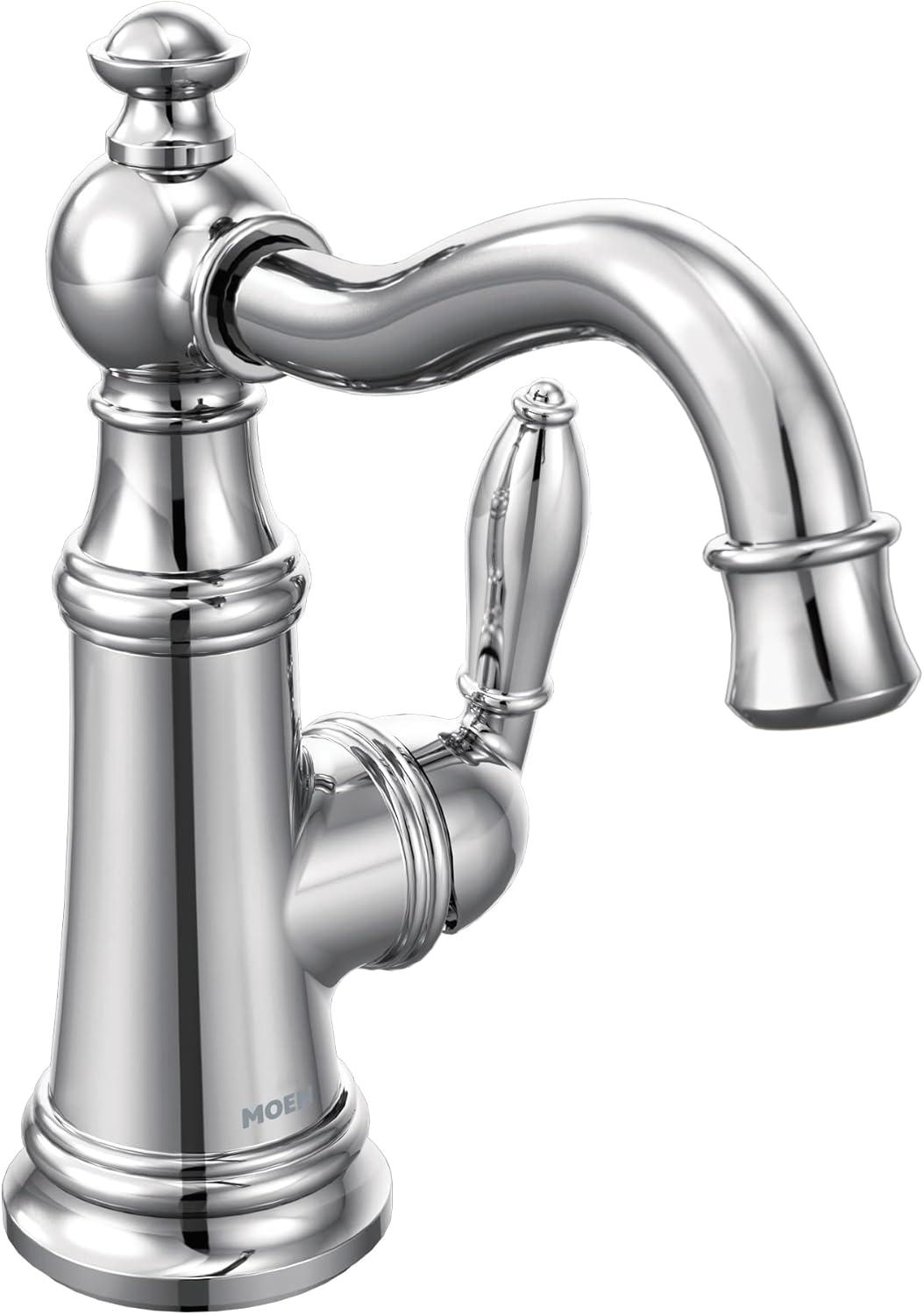 Weymouth Single Hole Bathroom Faucet With Drain Assembly