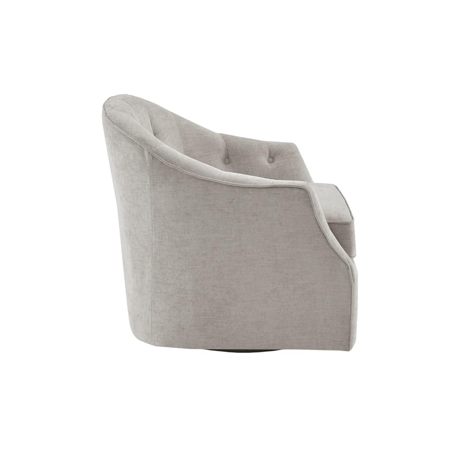 Madison Park Calvin Swivel Chair with Natural Finish MP103-1072