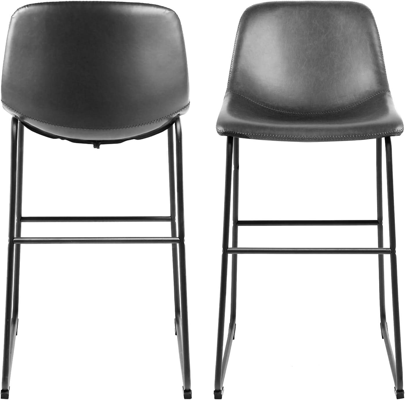 Premium Modern PU Leather Bar Stool