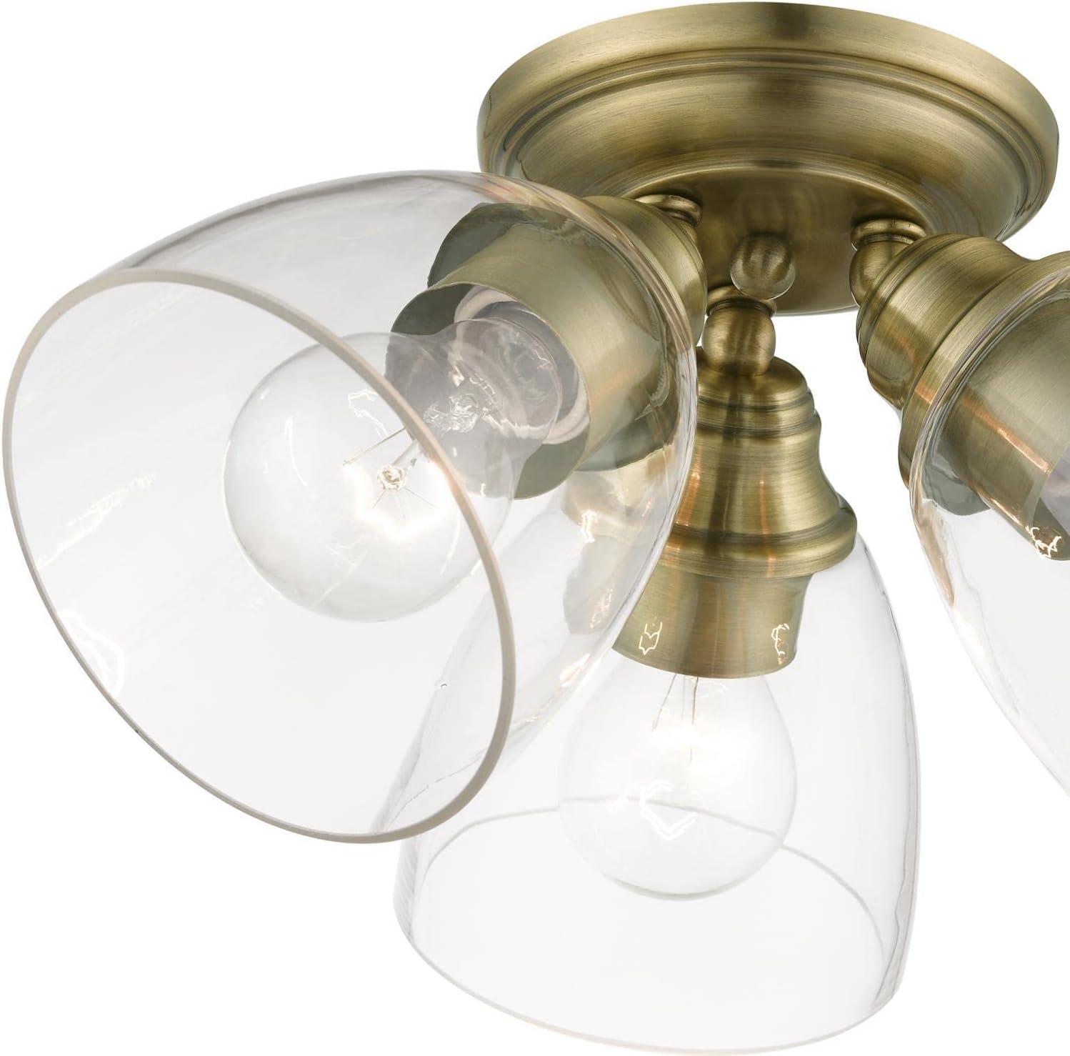 Gunnbjorn 3-Light 14.25" Semi Flush Mount
