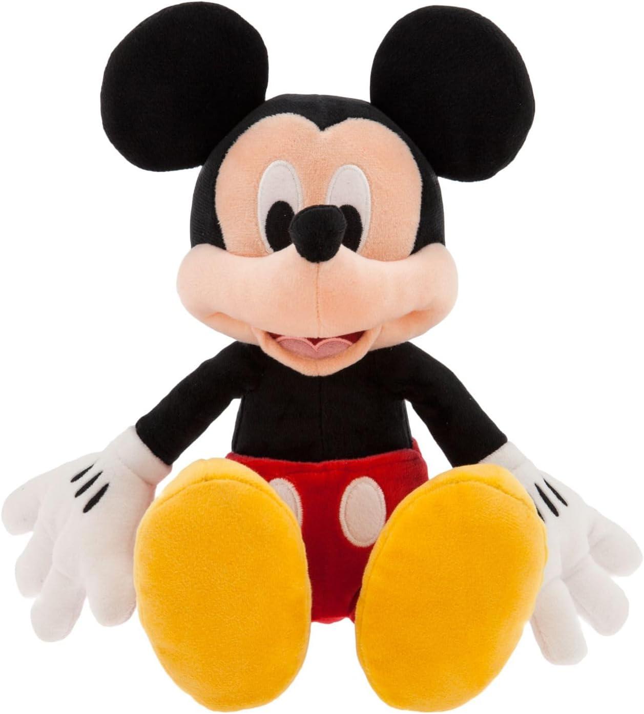 Disney Store Official Mickey Mouse Plush Toy - 13-Inch Soft & Cuddly Collectible - Perfect for Fans & Kids - Iconic Design & Quality Craftsmanship - Ideal Gift for Birthdays & Special Occasions