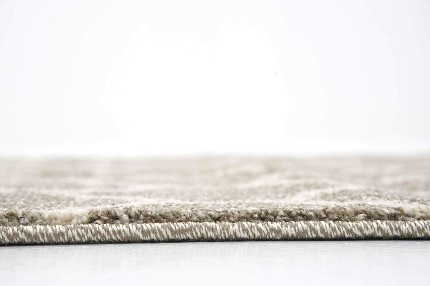Unique Loom 2' 7 x 8' 0 Trellis Philadelphia Light Brown Area Rug
