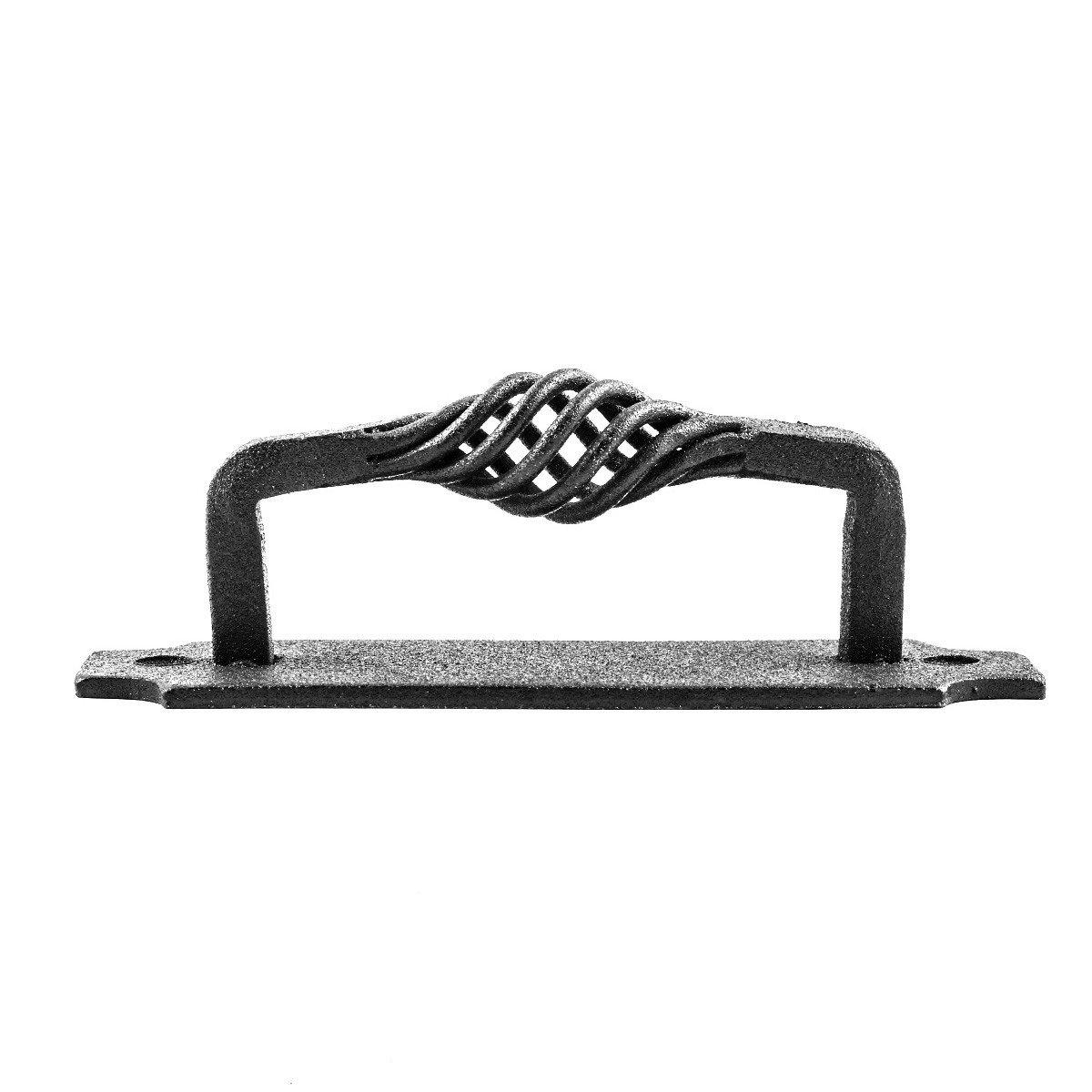 Renovators Supply Cabinet Handles 5.24" Black Wrought Iron Pull Handle Antique Colonial Birdcage Style Drawer and Dresser Door Handles w/Screws Pack of 2