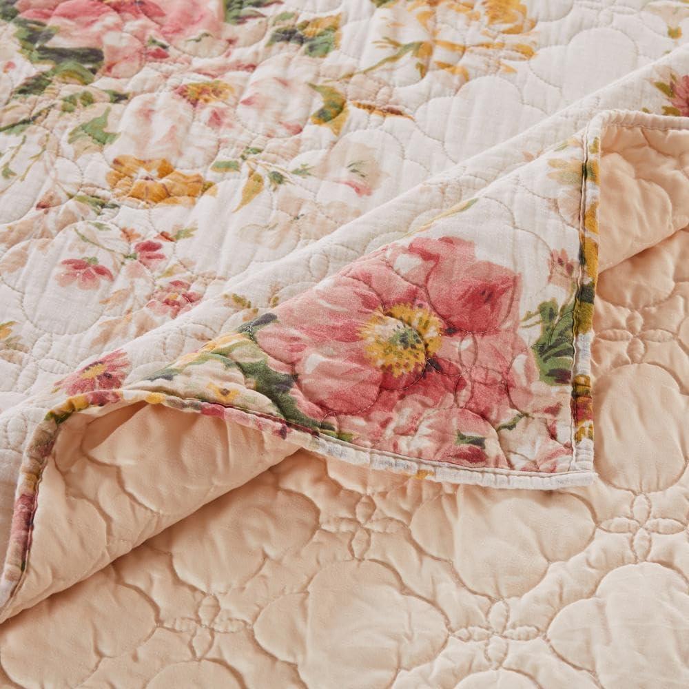 Greenland Home Fashions Grace Shabby Chic Floral Quilt Bedding Set