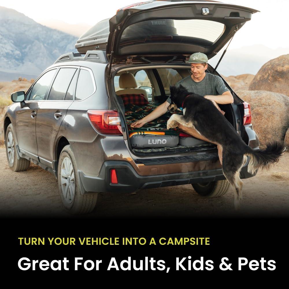 Luno Air Mattress 2.0 - Compatible with Subaru Ascent, Ford Explorer and More - Double Bed