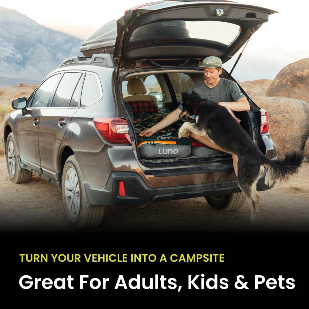 Luno Air Mattress 2.0 - Compatible with Subaru Ascent, Ford Explorer and More - Double Bed