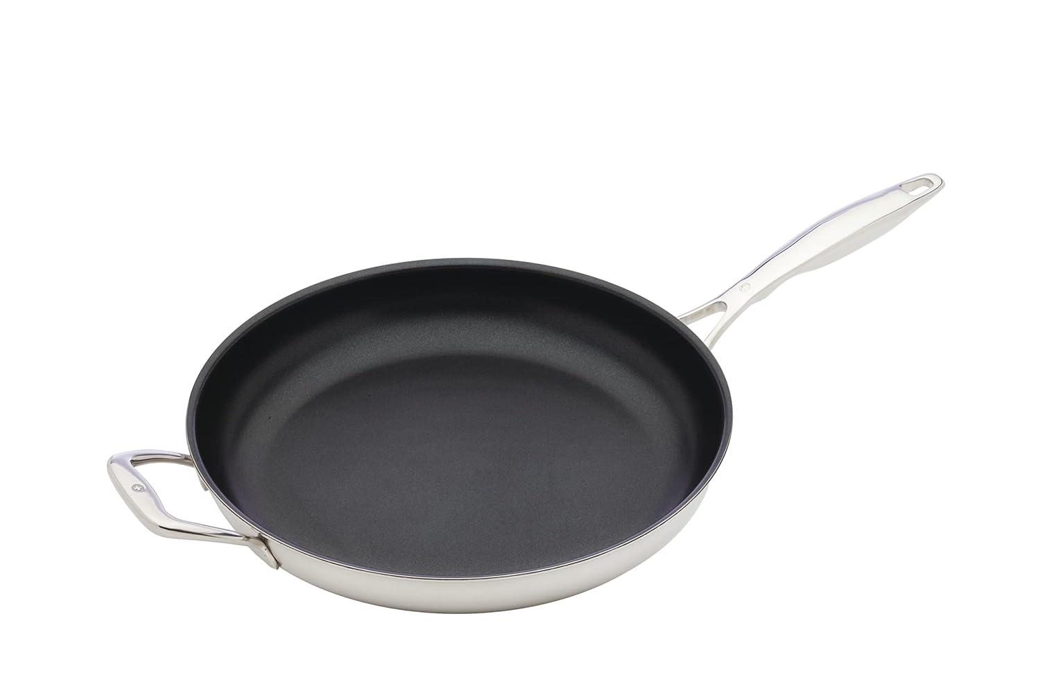 Swiss Diamond Swiss Diamond Prestige Stainless Steel Non-Stick Frying Pan with Lid