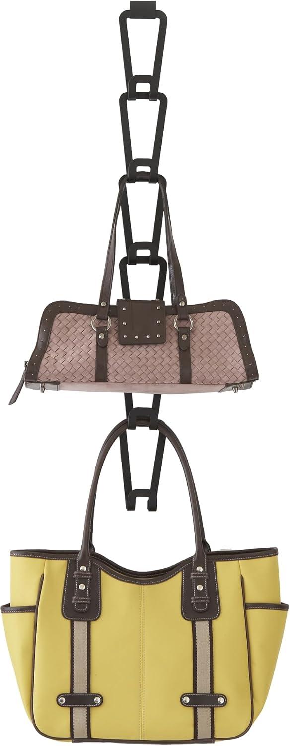 Yamazaki Home Yamazaki Home Chain Link Bag Holder - Closet Storage Hanging Organizer Rack, Steel