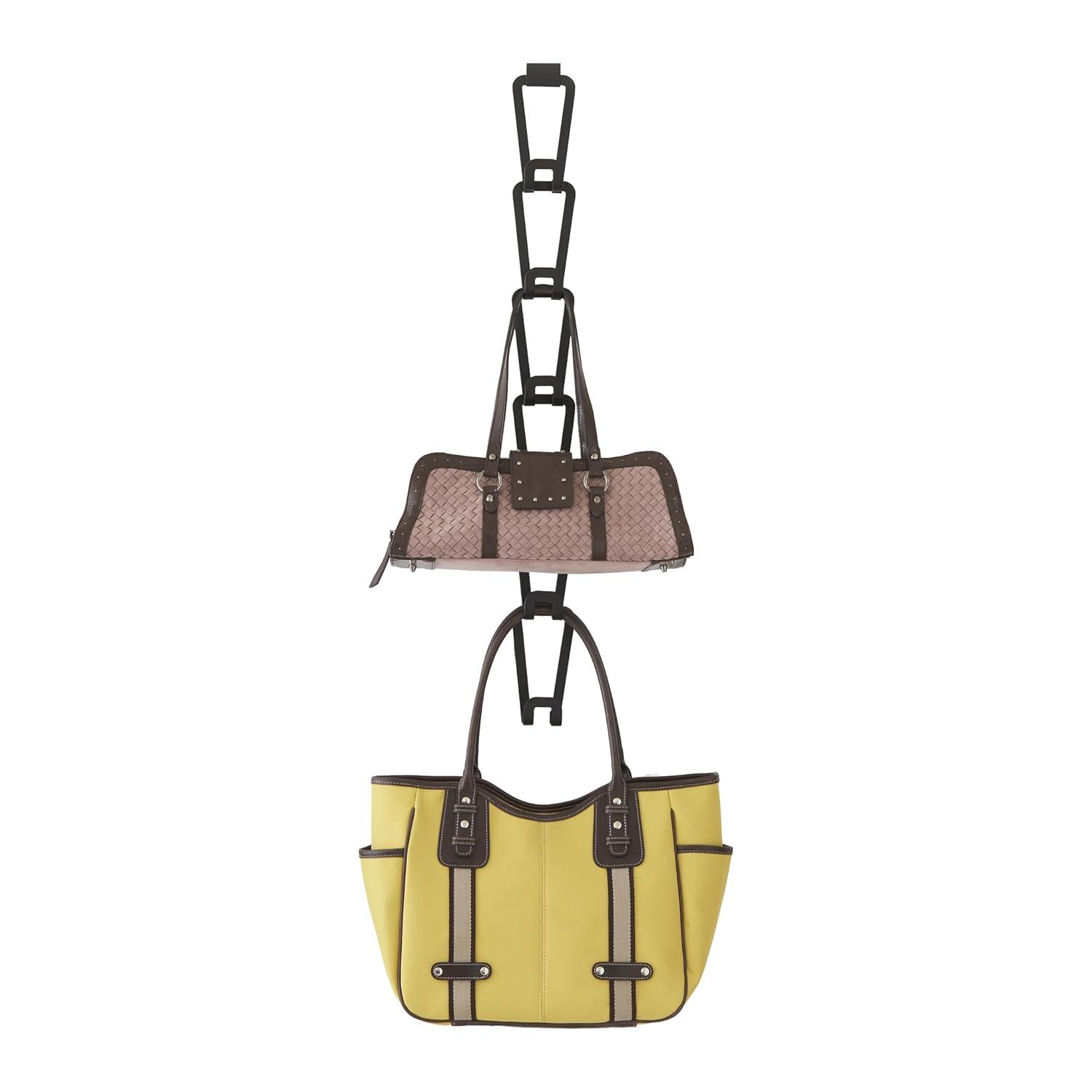 Yamazaki Home Yamazaki Home Chain Link Bag Holder - Closet Storage Hanging Organizer Rack, Steel