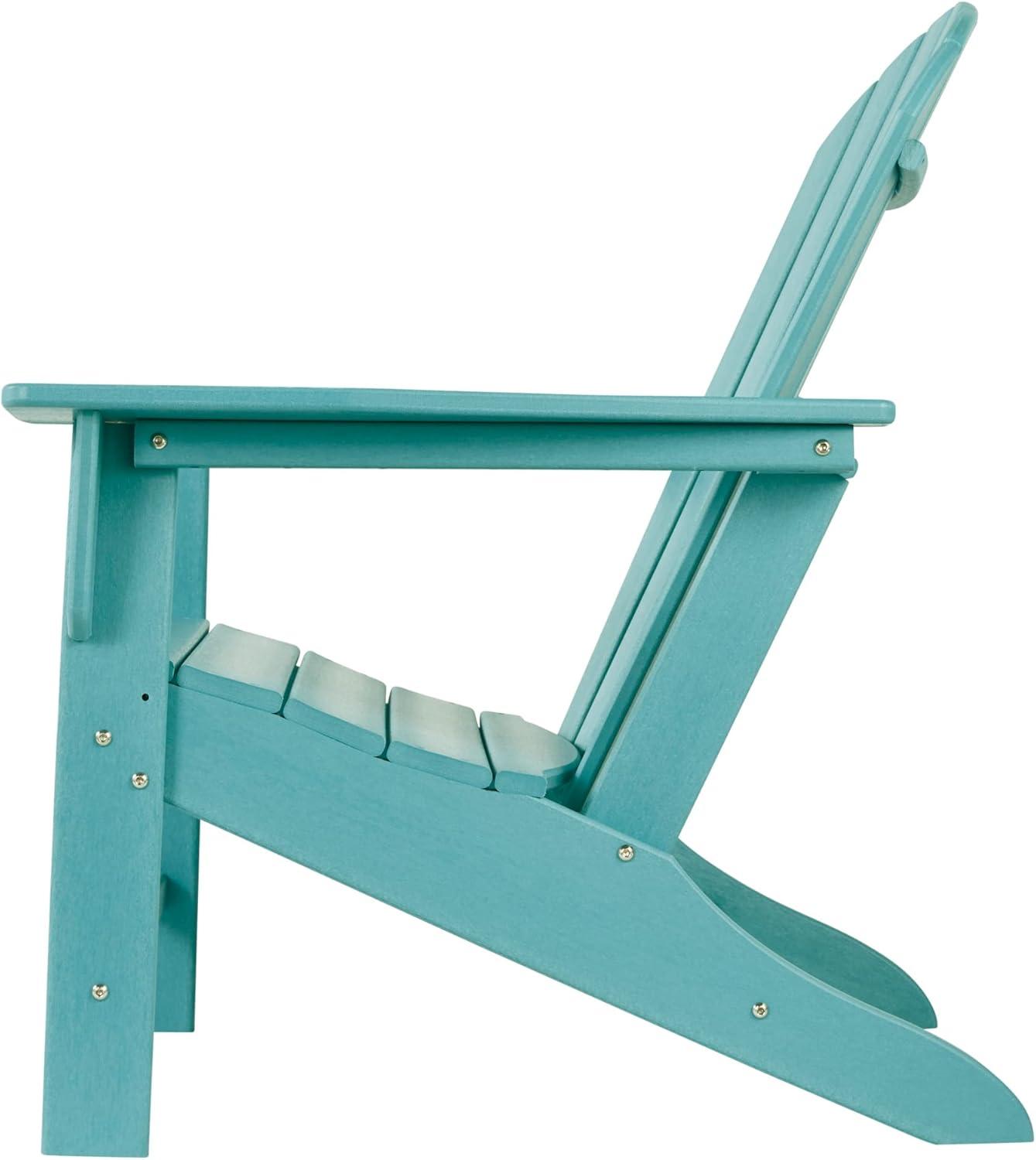 Signature Design by Ashley Contemporary Sundown Treasure Adirondack Chair  Turquoise