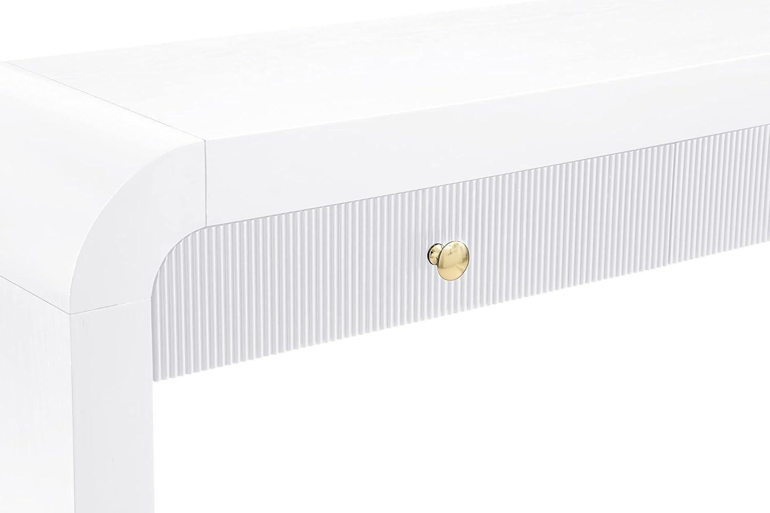 Meridian Furniture Artisto White Console Table