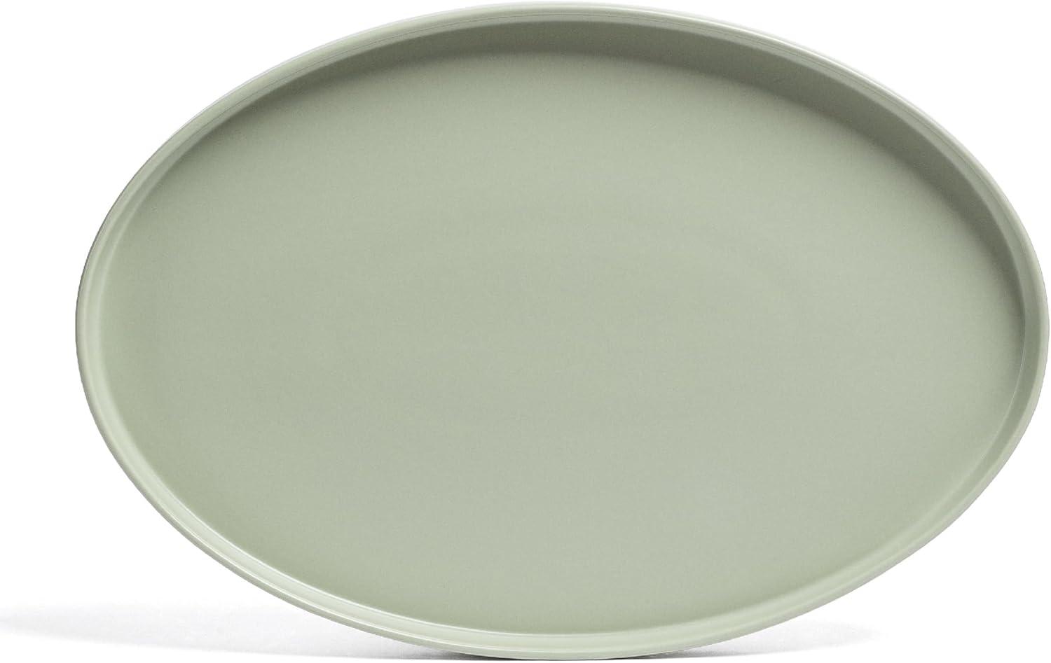 over&back Stackable Oval Serving Platter - Semi - Perfect for Tabletop & Décor