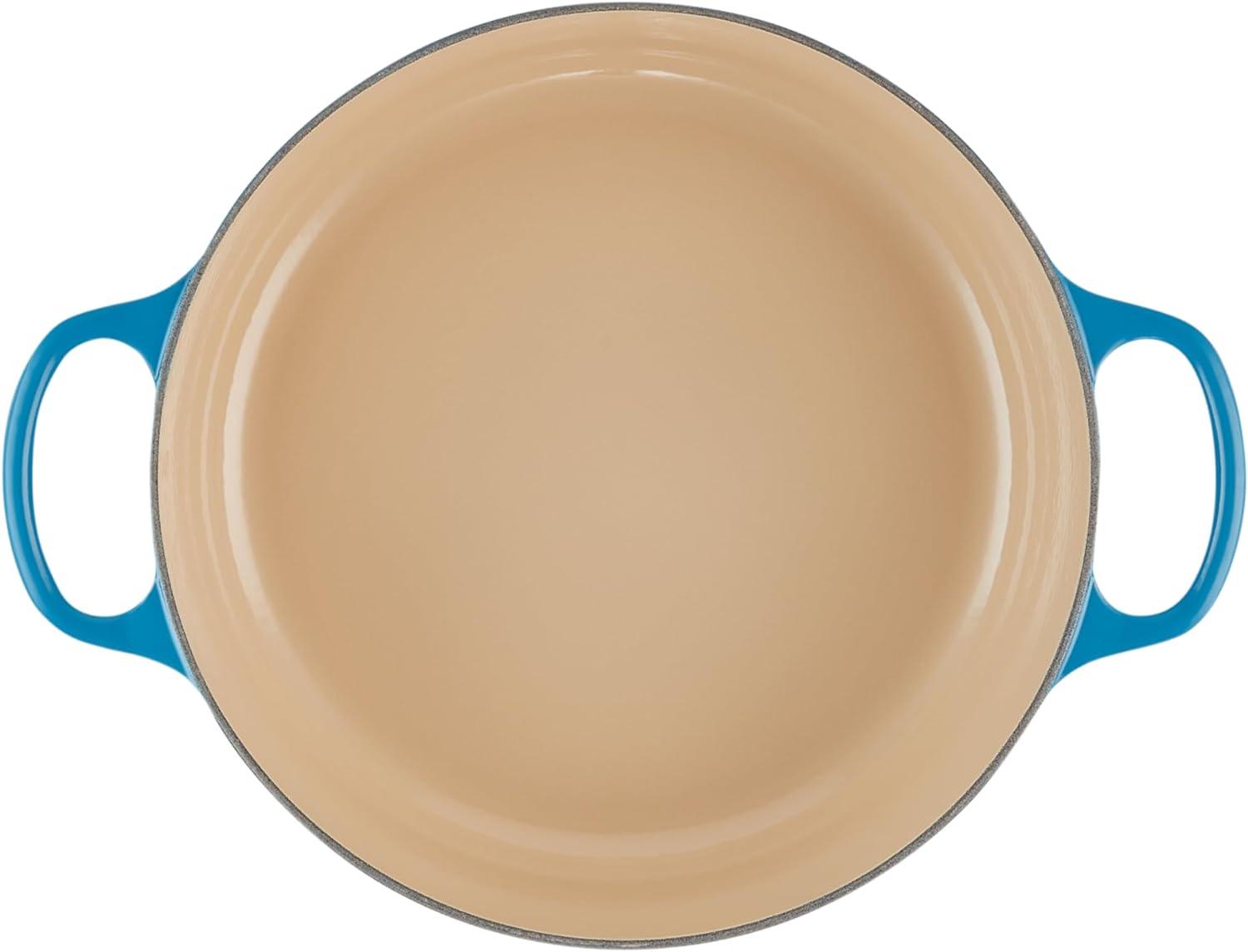 Le Creuset Enameled Cast Iron Signature Round Wide Dutch Oven, 6.75 Qt.