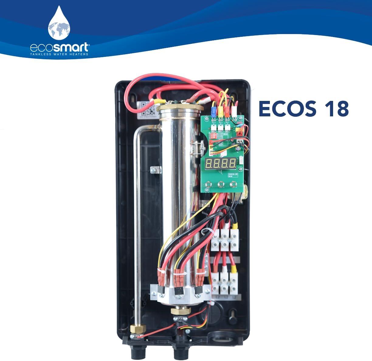 EcoSmart White Digital Electric Tankless Water Heater