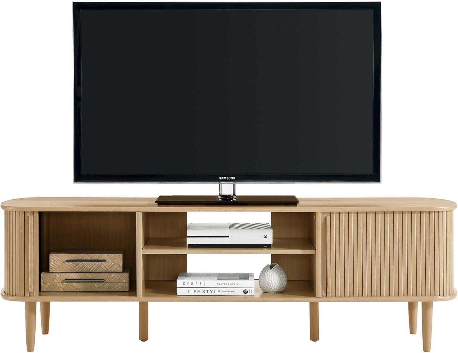 Contour 63" Wood TV Stand