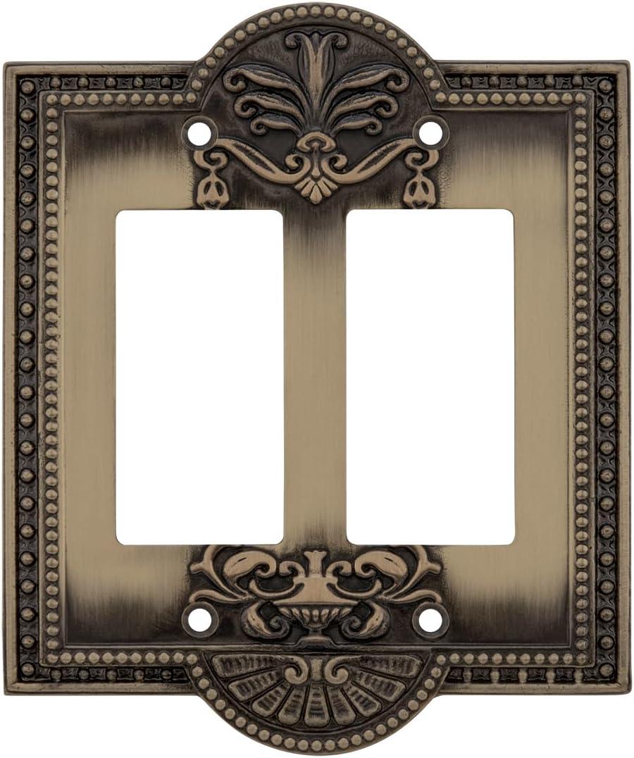 Meadows 2-Gang Rocker Light Switch Wall Plate