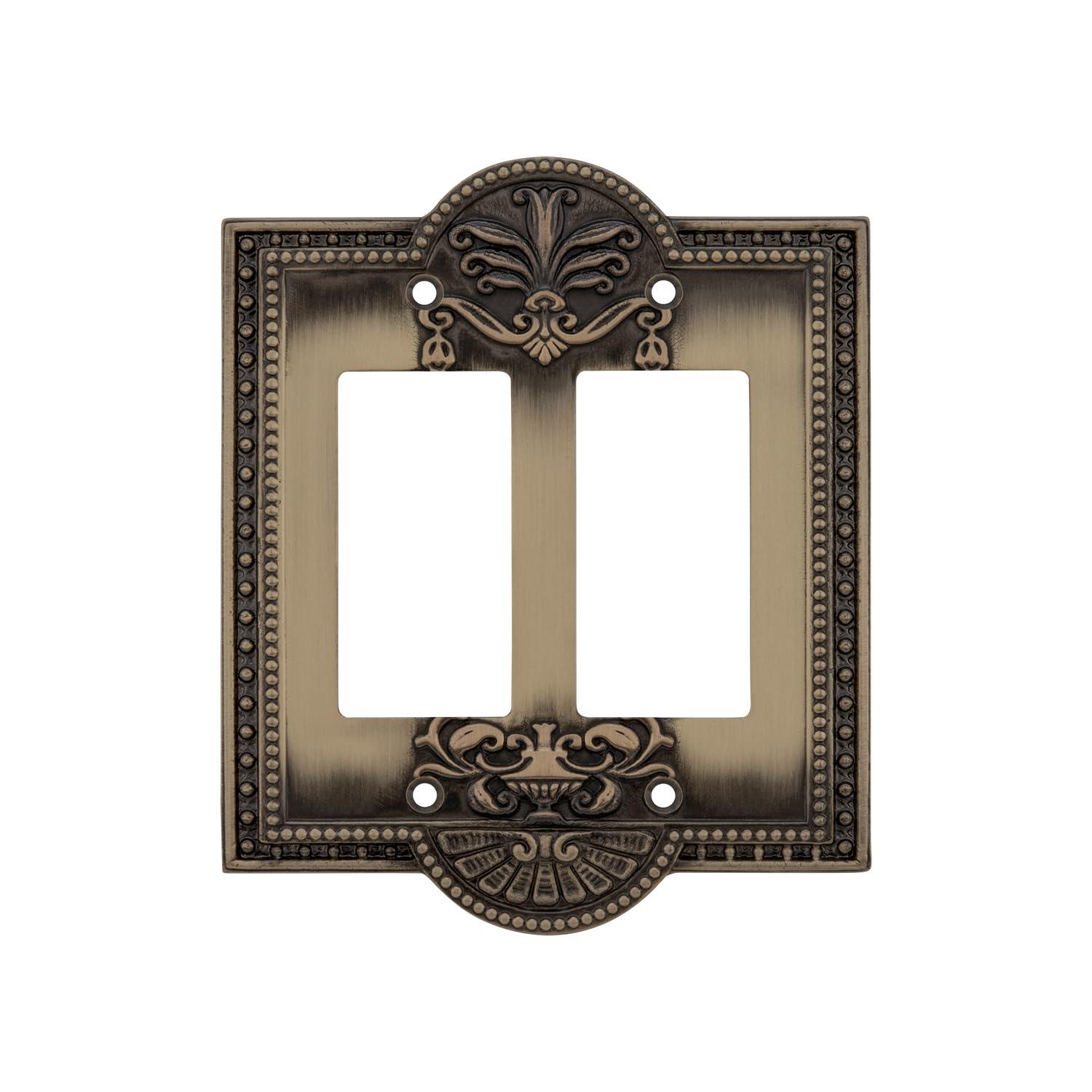 Meadows 2-Gang Rocker Light Switch Wall Plate