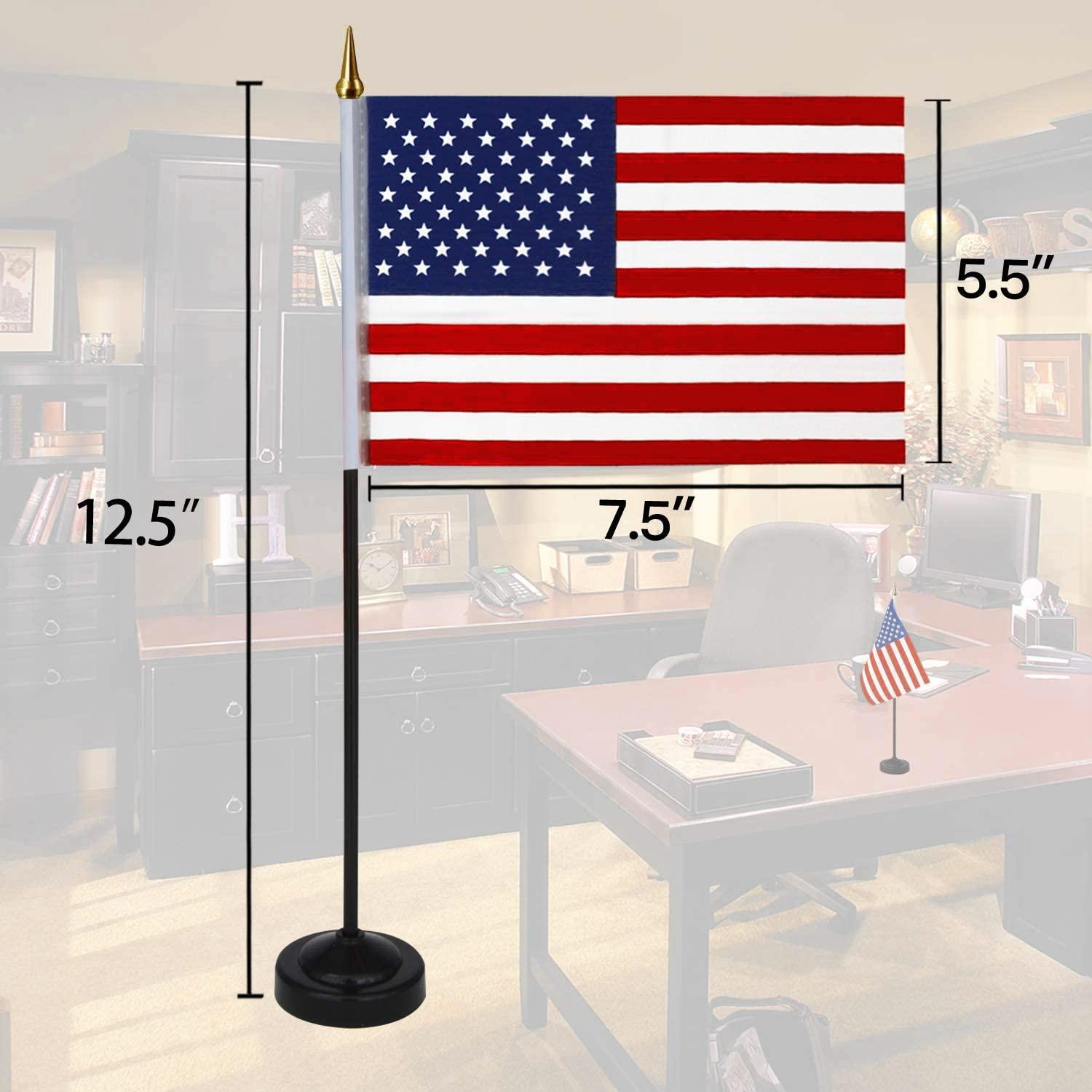 ANLEY Double Sided Polyester Independence Day Flag Set