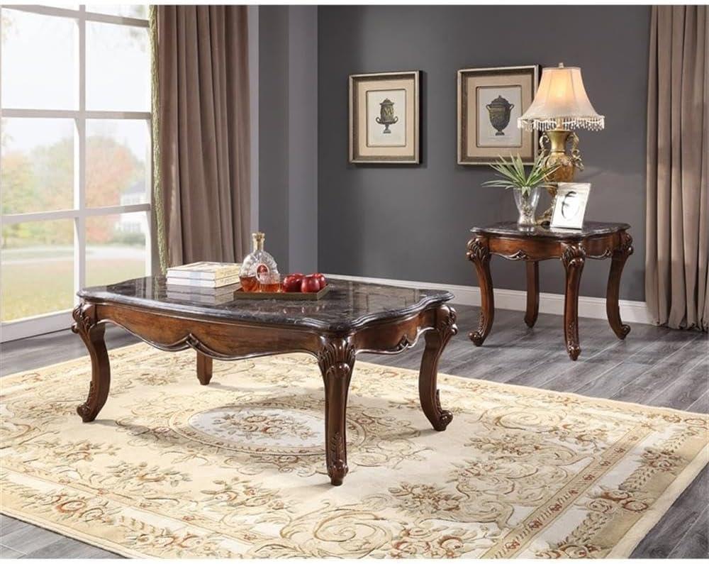 Cotner Marble Top End Table