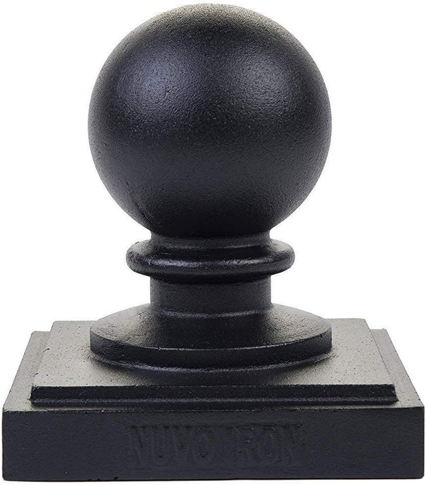 Black Aluminum 5.5" Ball Post Cap