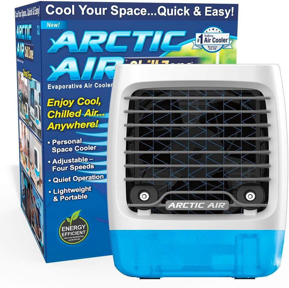 Arctic Air Chill Zone Portable White Evaporative Cooler