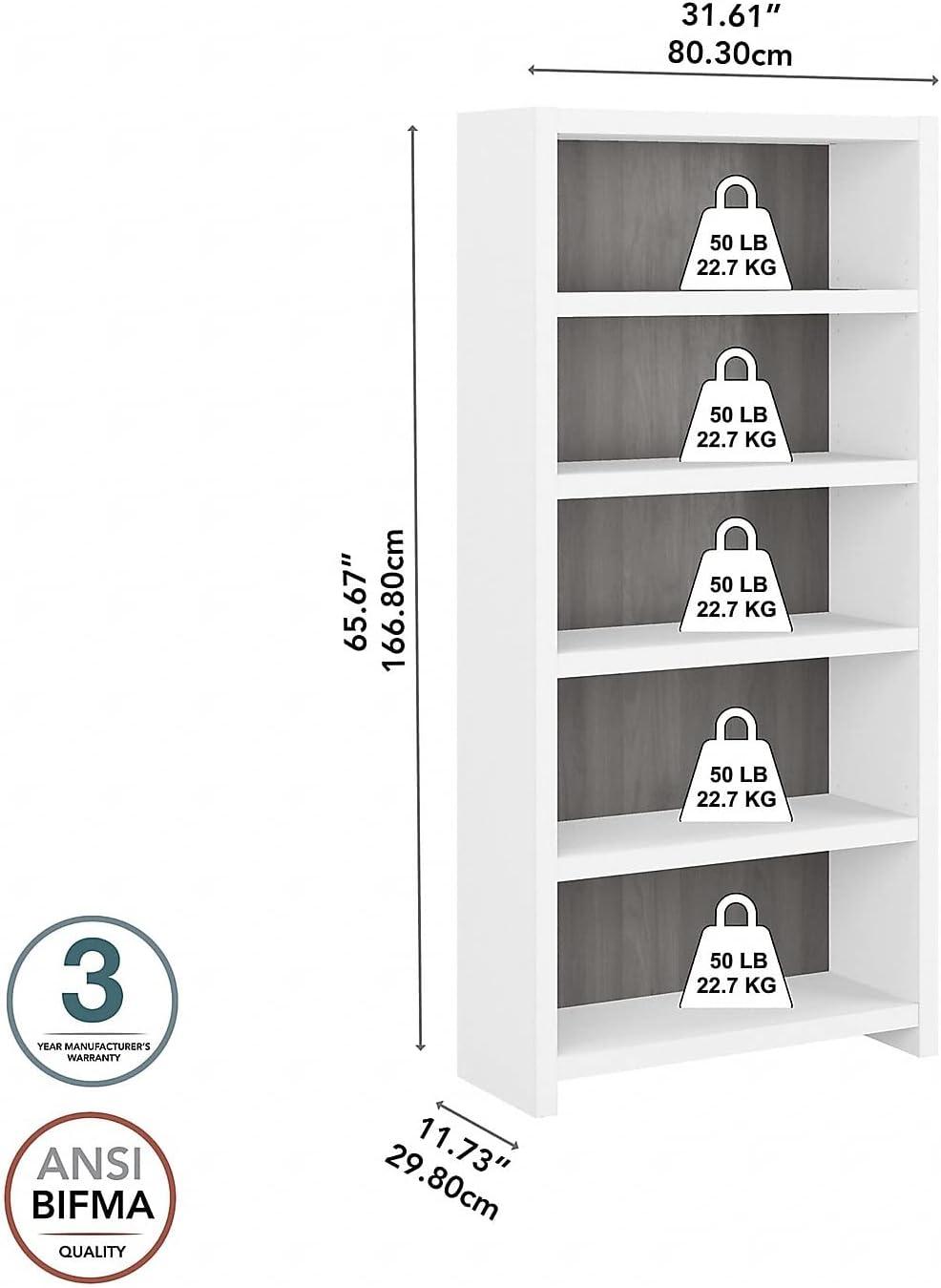 Echo 66" H x 32" W Standard Bookcase