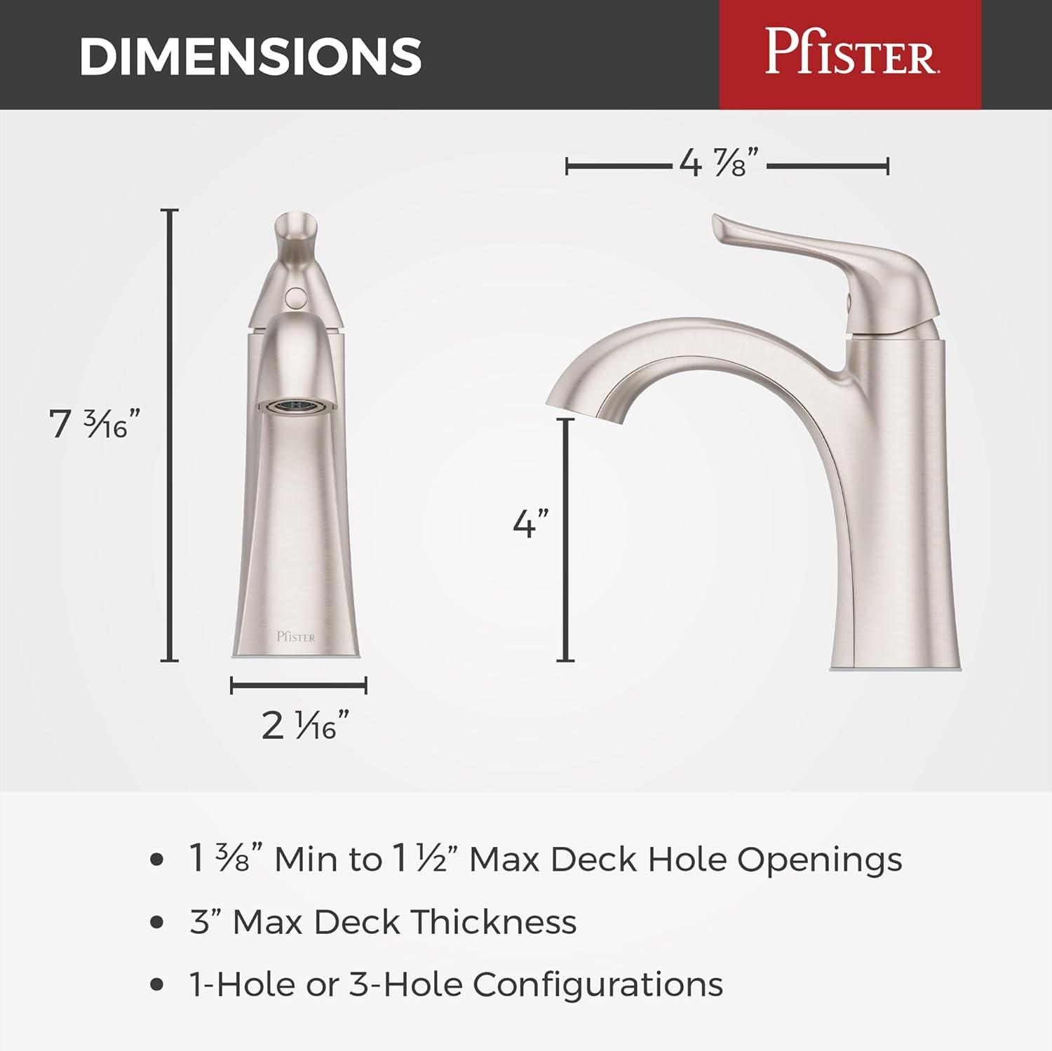 Willa Single Hole Bathroom Faucet with Drain Assembly