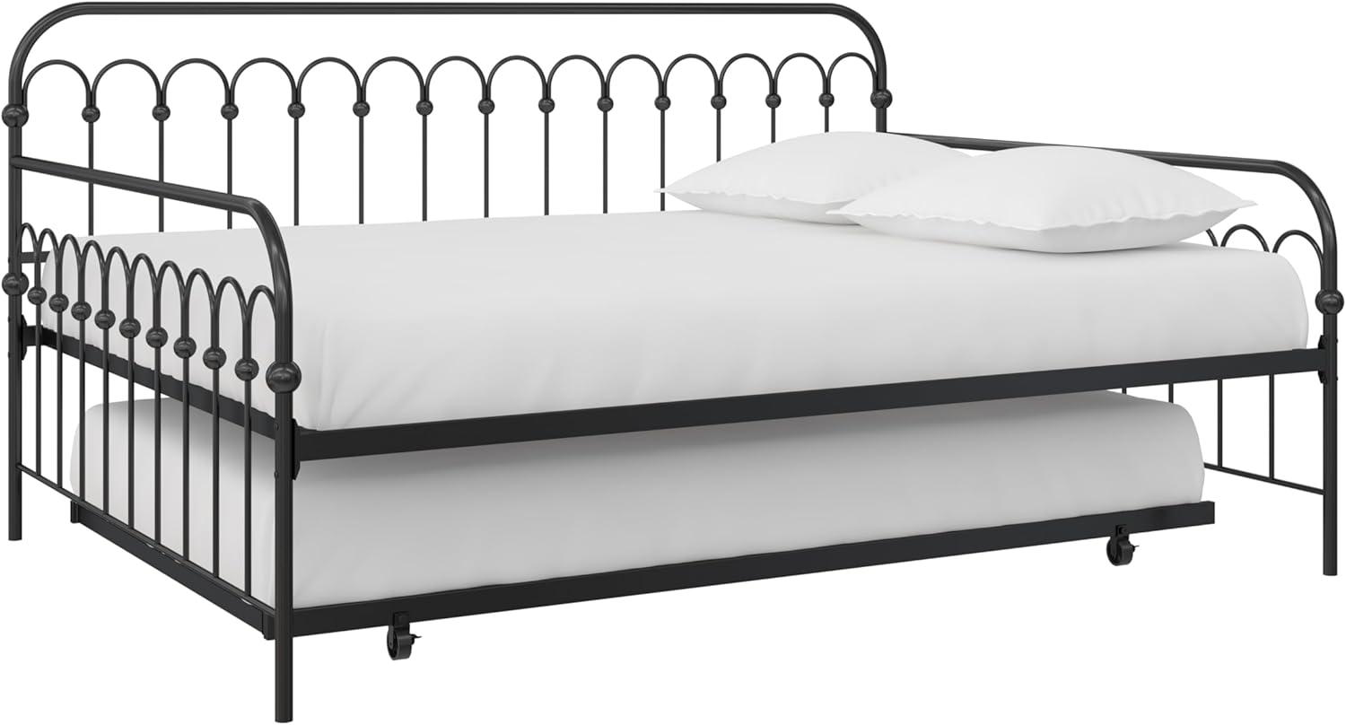 Bright Pop Metal Daybed with Trundle