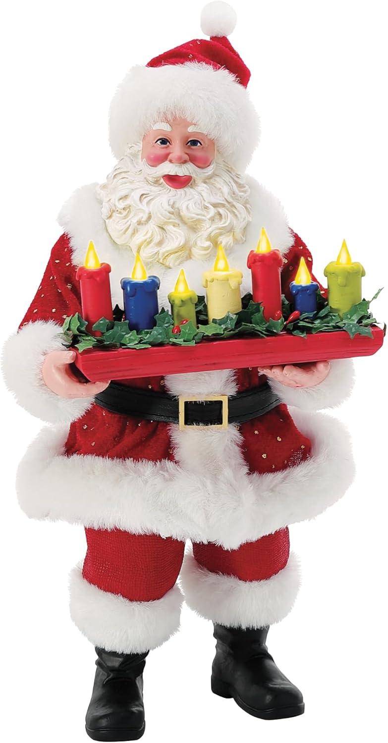 Possible Dreams Department 56 Possible Dreams Santa Claus All Aglow Christmas Figurine 10.5in H