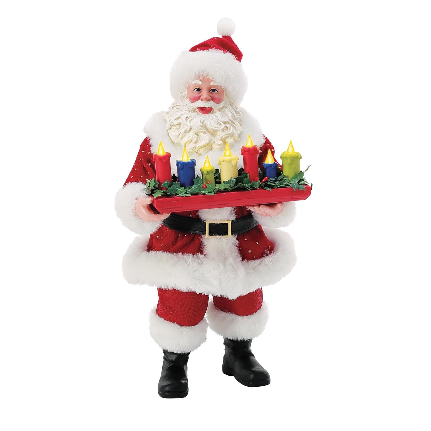 Possible Dreams Department 56 Possible Dreams Santa Claus All Aglow Christmas Figurine 10.5in H