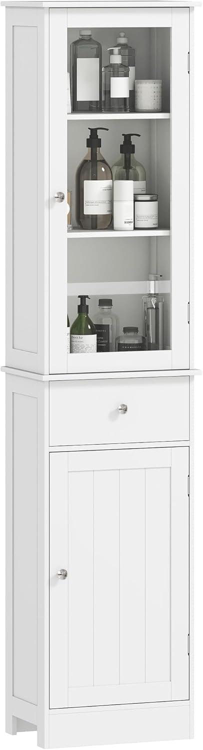 NRANTUM kleankin Slim Bathroom Storage Cabinet, Tall Bathroom Cabinet