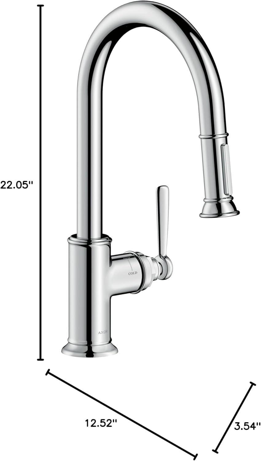 AXOR Montreux Pull Down Kitchen Faucet