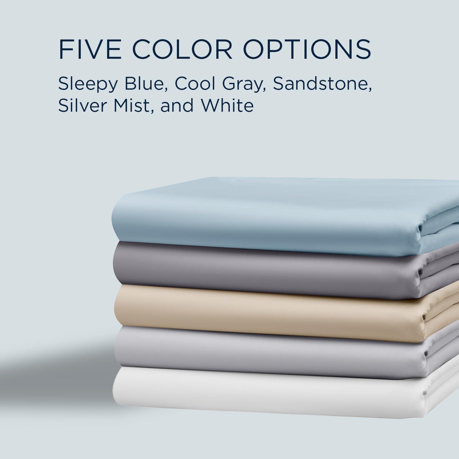 Tempur-Pedic Tempur Luxe Egyptian Cotton Sheet Set Silver Mist - Full, Adult