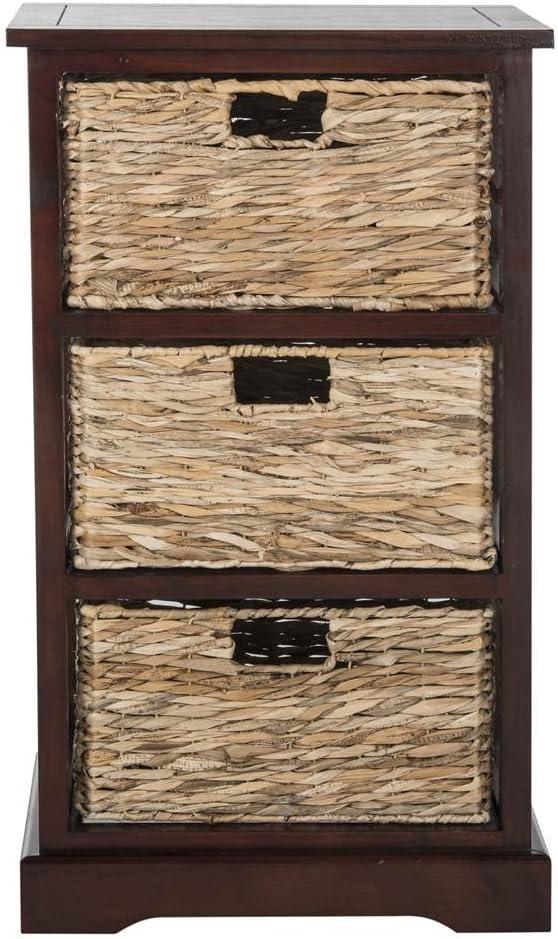 Halle Storage Side Table - AMH5738 - Cherry - Safavieh Couture