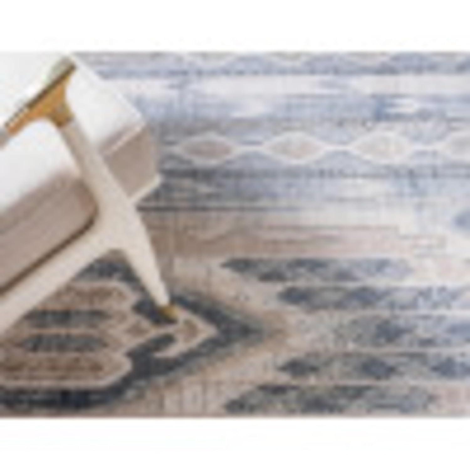 Unique Loom Portland Collection Area Rug - Orford (7' 1" x 10' Rectangle Navy Blue/Blue)