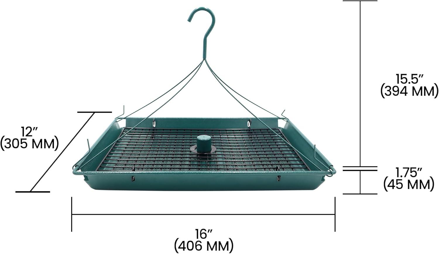 Zenport Z203009 2-in-1 Platform Bird Feeder