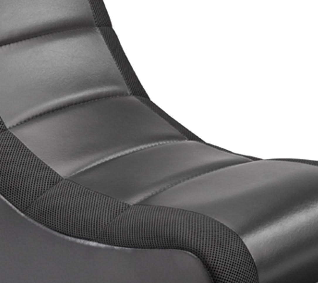 Video Rocker Gaming Chair Black - The Crew Furniture: Ergonomic Rocking Design, No Assembly Required