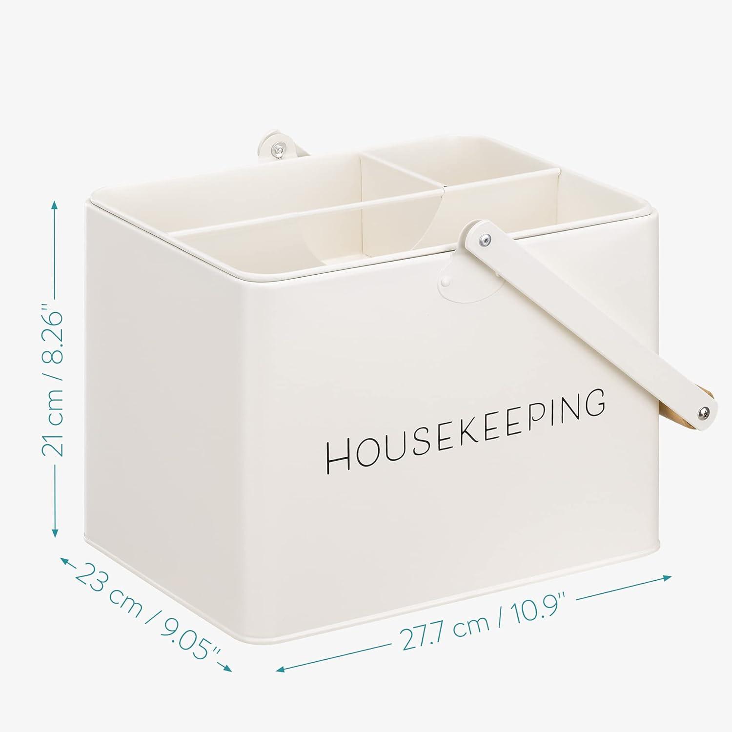 Navaris Adult Metal Cleaning Product Storage Organizer