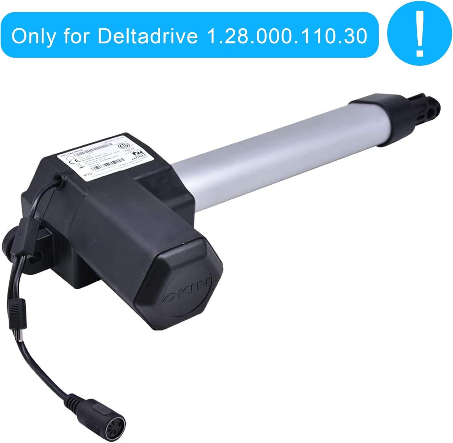Okin Deltadrive Actuator Motor Model 1.28.000.131.30 Replacement for Lift Chair Power Recliner