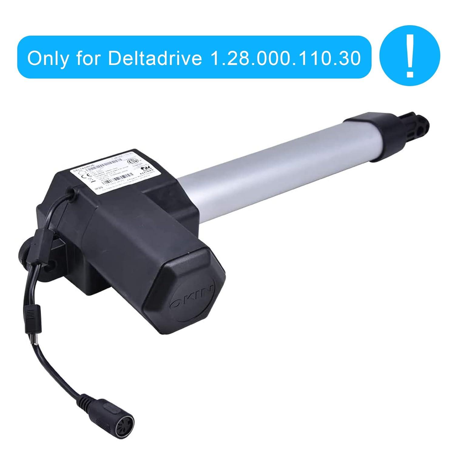 Okin Deltadrive Actuator Motor Model 1.28.000.131.30 Replacement for Lift Chair Power Recliner