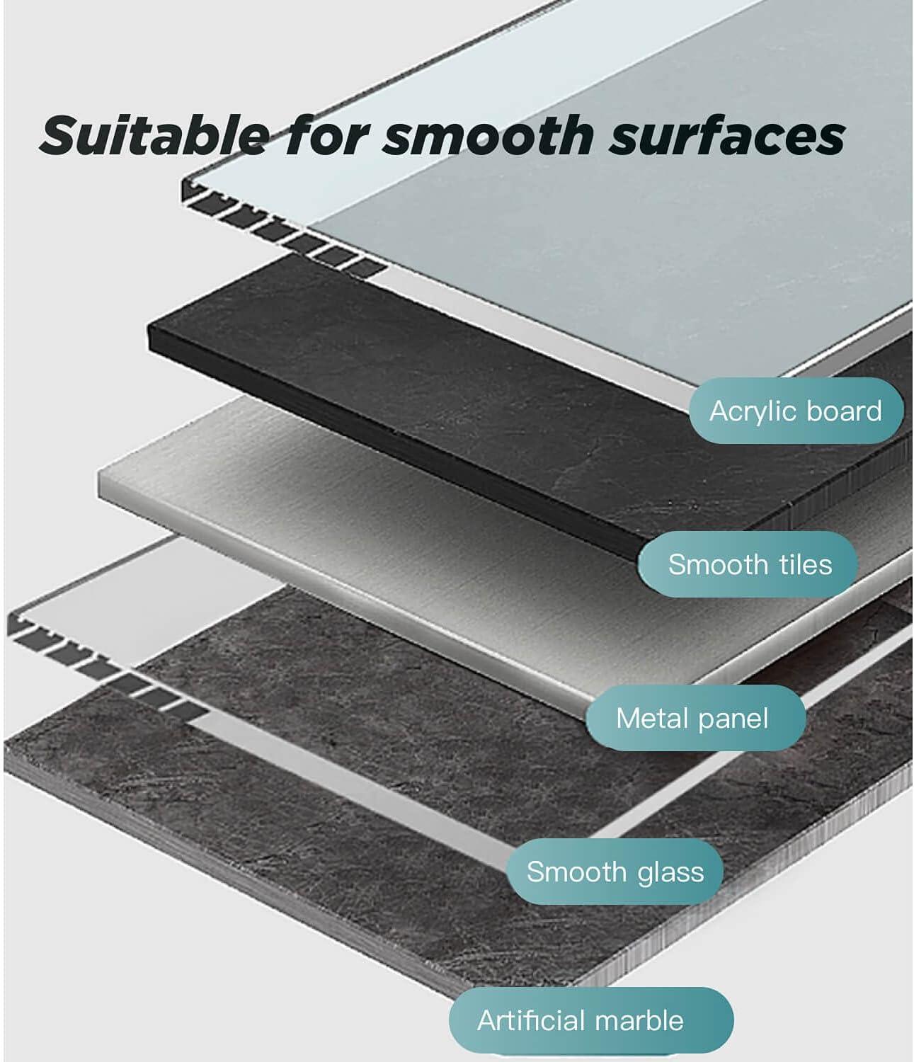 Clear Heavy Duty Double Suction Cup Hook