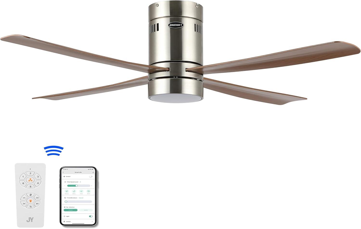 Jonathan Y Theo 52'' Ceiling Fan with LED Lights