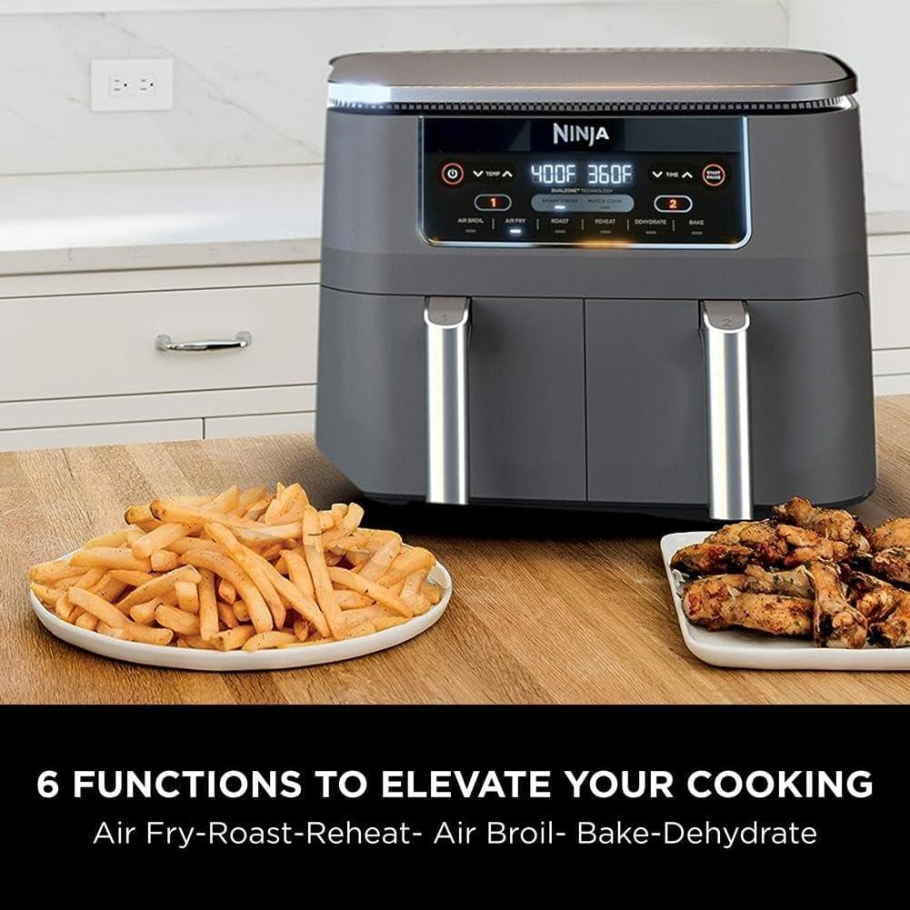 Ninja Foodi ® 2-Basket 8-Qt. Air Fryer with DualZone™ Technology