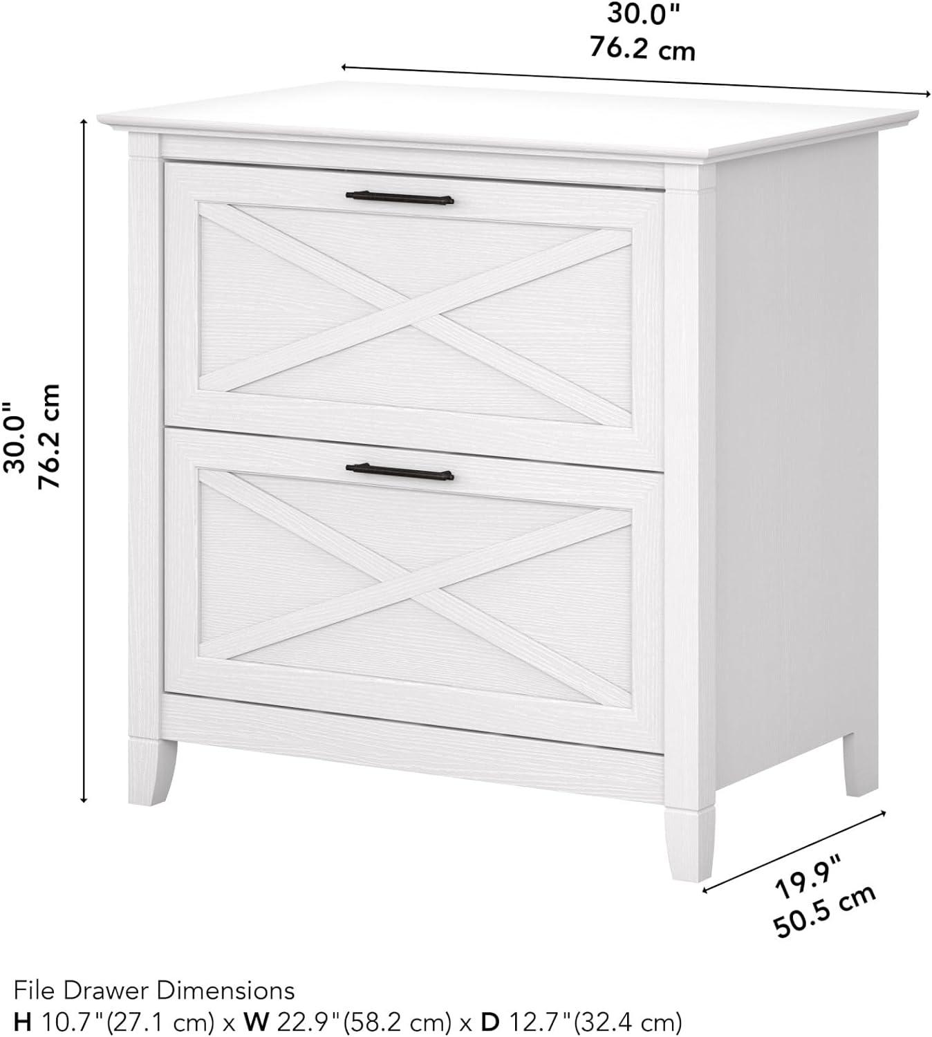 2 Drawer Key West File Cabinet - Bush Furniture