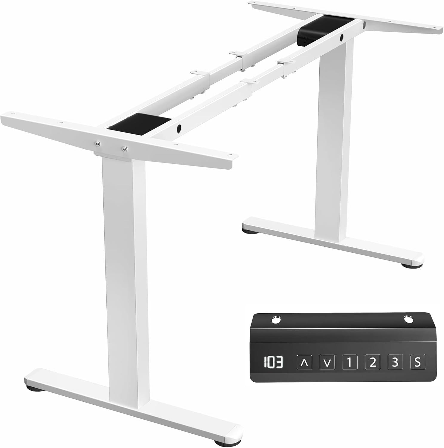 VIVO Electric Dual Motor Standing Desk Frame, E-200 Series