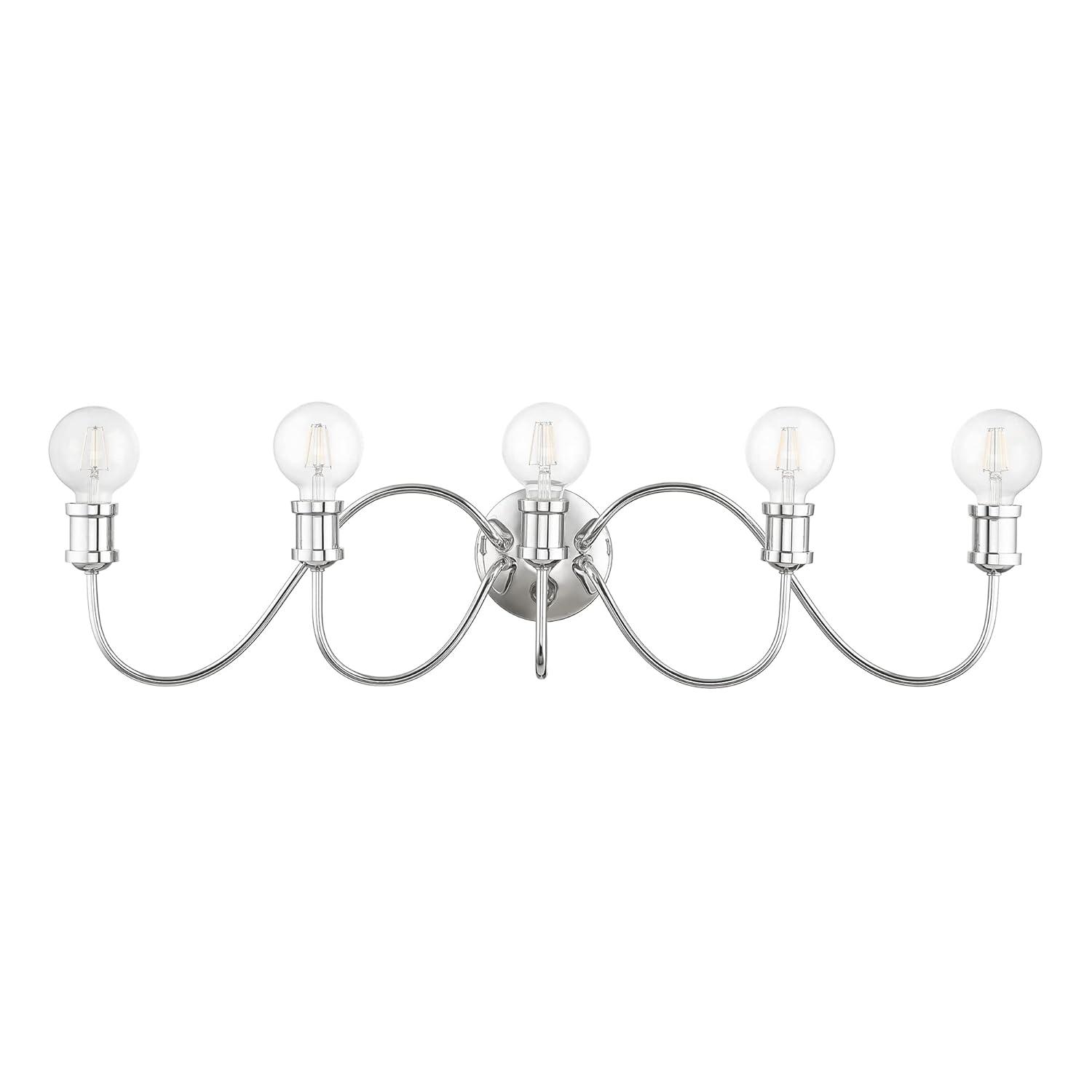 Livex Lighting Lansdale 5 - Light Vanity in  Polished Chrome