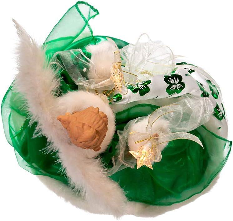 Kurt Adler Fabric Tree Topper - Lighted