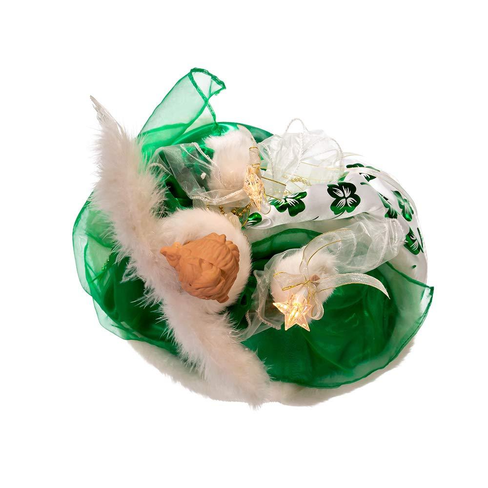 Kurt Adler Fabric Tree Topper - Lighted