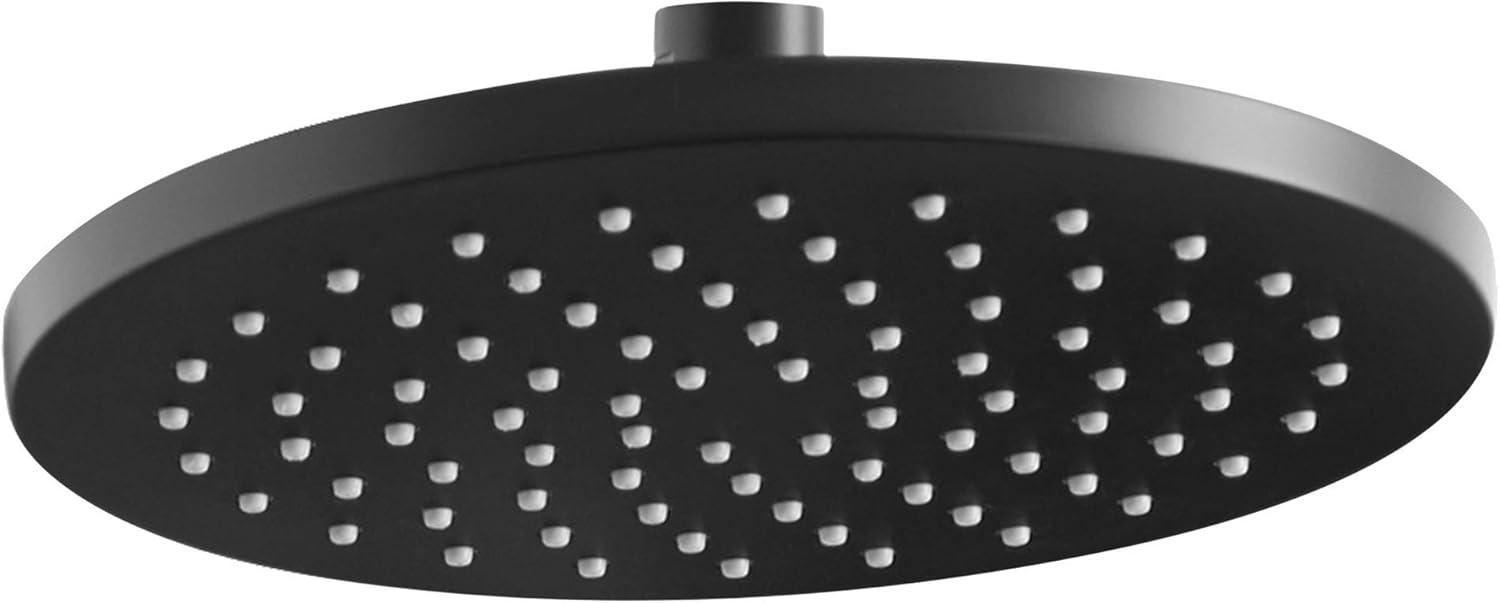 Matte Black Nickel Rain Wall Mounted Shower Kit